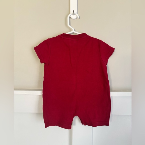 EUC Vintage Winnie the Pooh 6mo Red Baby Romper - Picture 2 of 6
